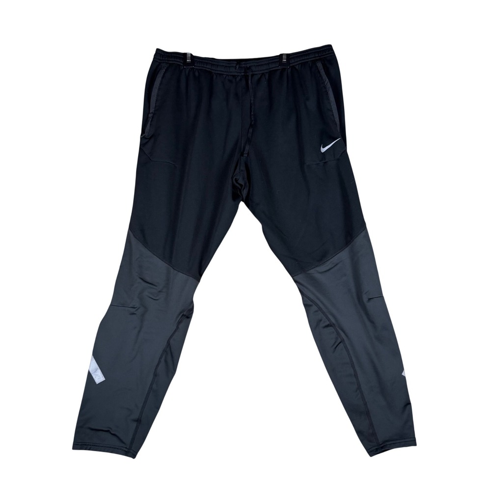 Nike Therma-FIT Running Division Pants Black Grey DV9274-010 Womens XL